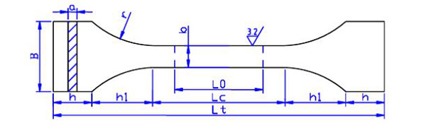圖1-1：標準試樣的類型